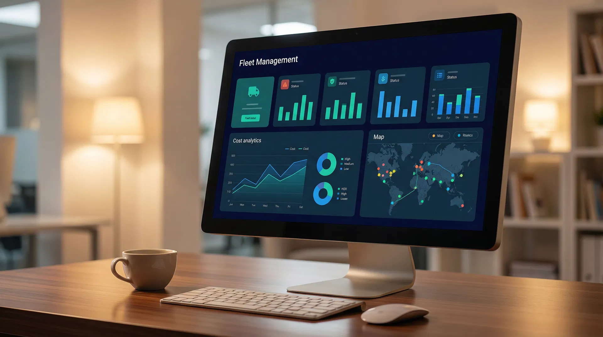 Fleet360 app dashboard